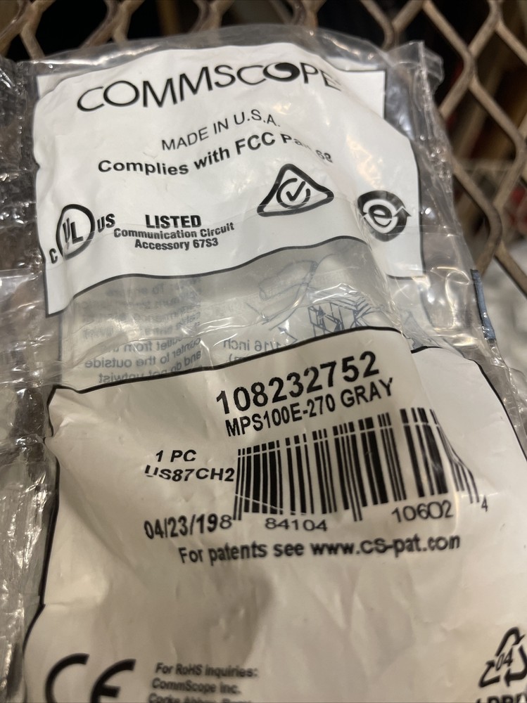 Systimax Jack MPS100E-270 Gray