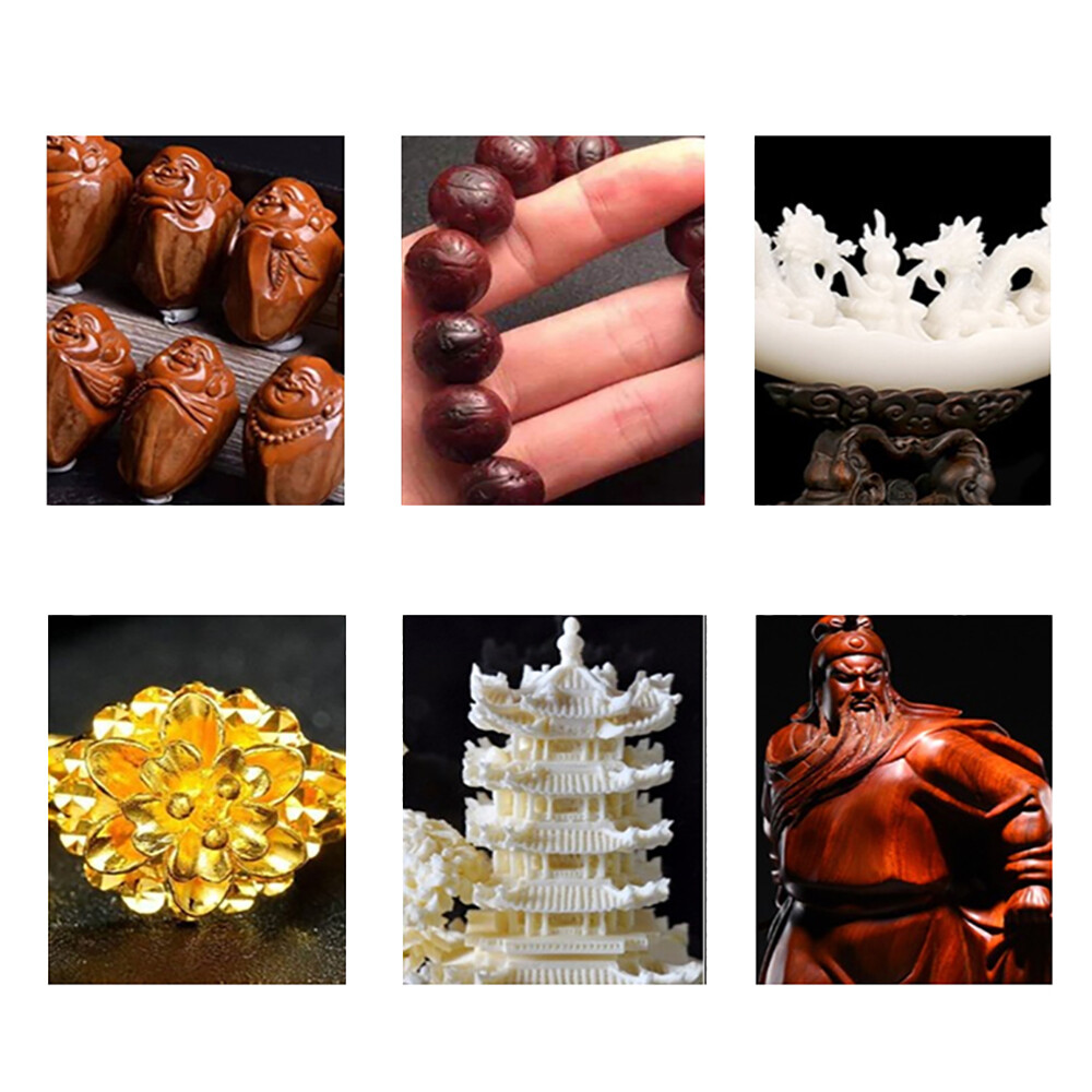 Solid Carbide Ball Needle Engraving Tool Rotary Bits 0.3-2.3mm For Jade/Plastic