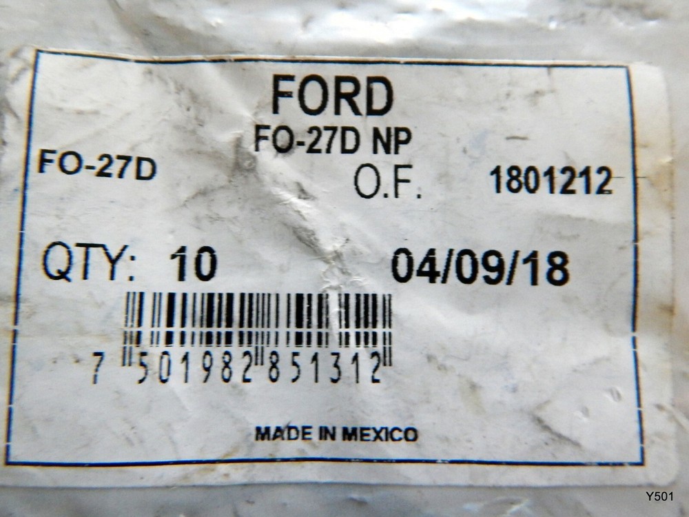 10 JMA Ford Key Blanks FO-27D
