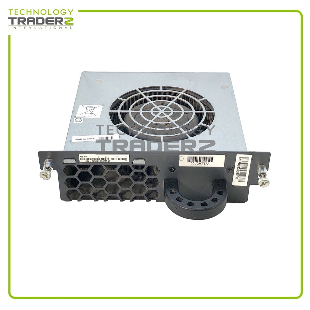 LOT OF 2 C3K-BLWR-60CFM V01 Cisco Blower Fan Module ***Pulled***