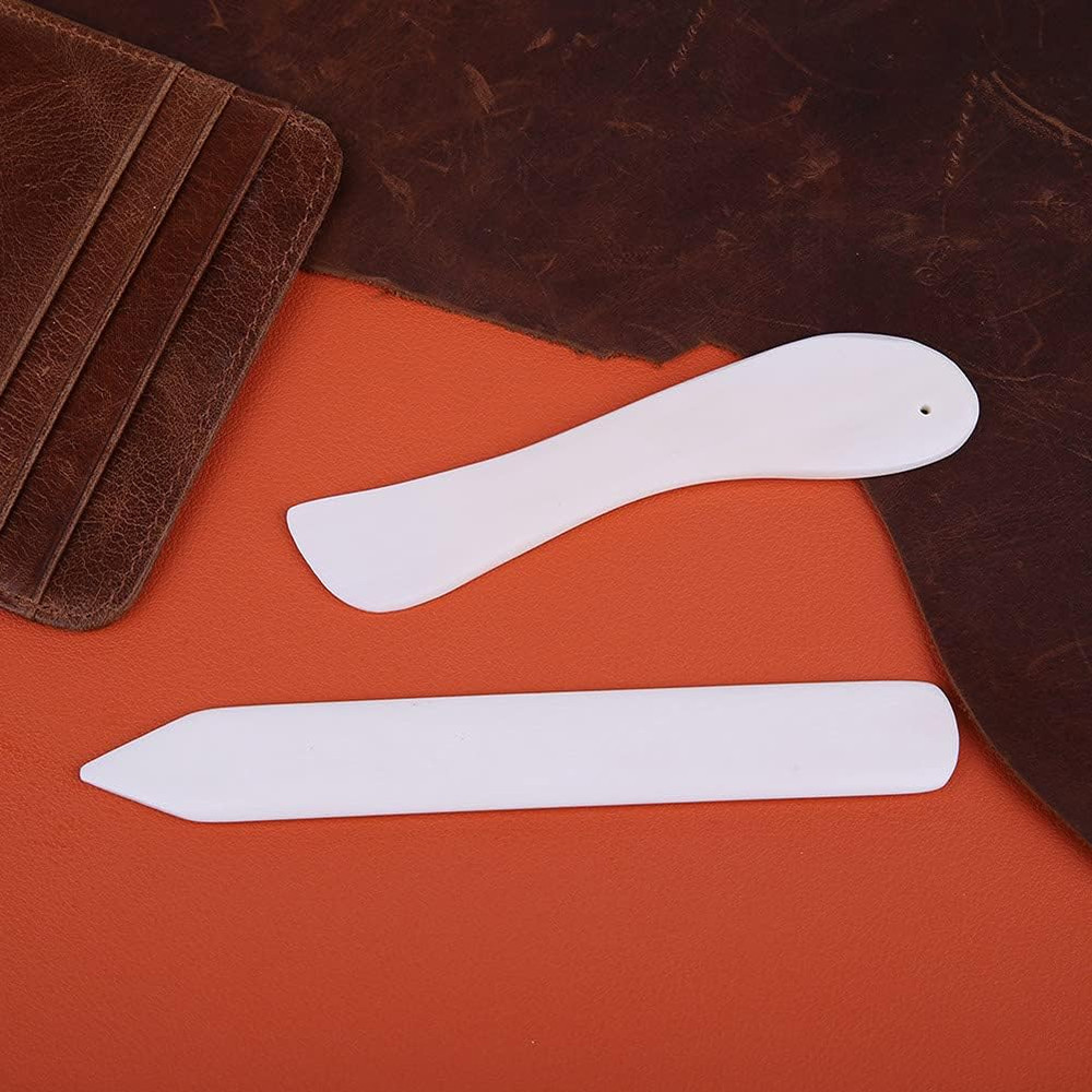 8 PCS Bone Folder Tool, Plastic Bone Folder Paper Creaser Set Scoring Tool for P