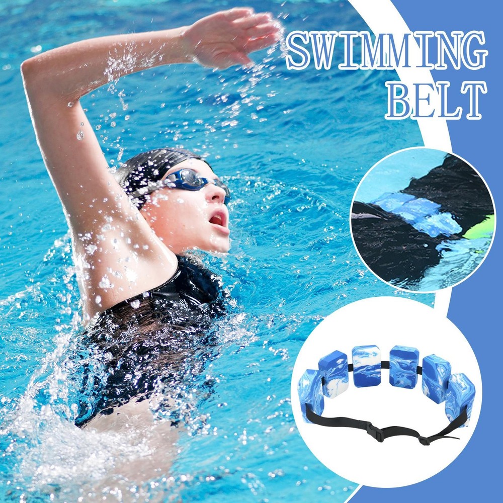 EVA Swimming Floatation Exercise Belt, Adjustable Swim Training Equipment