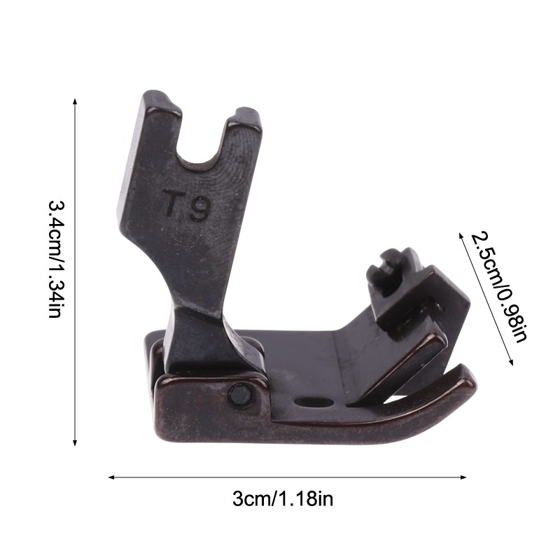 T9 Adjustable Multifunctional Presser Foot Hemming Folded Rolling Edge Guide