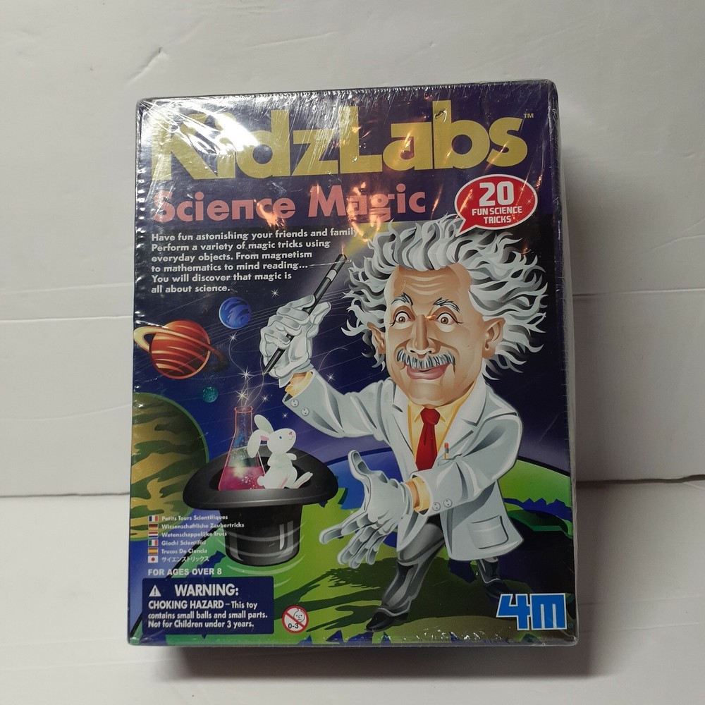 Science Magic 20 Fun Science Tricks KidzLabs  4M New