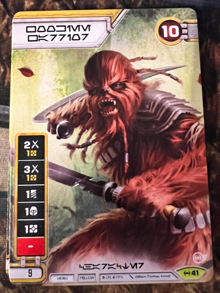 Wookiee (Extended Full Art) (Aurebesh Text) - SWD: Promo Cards (PRO) E3