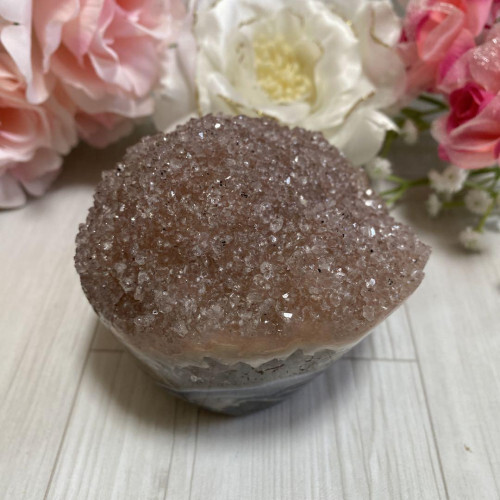 Sugar Pink Amethyst Cupcake Mold, Unique