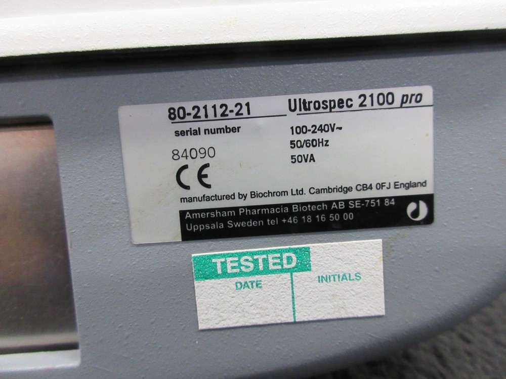 Amersham Biosciences Ultrospec 2100 Pro