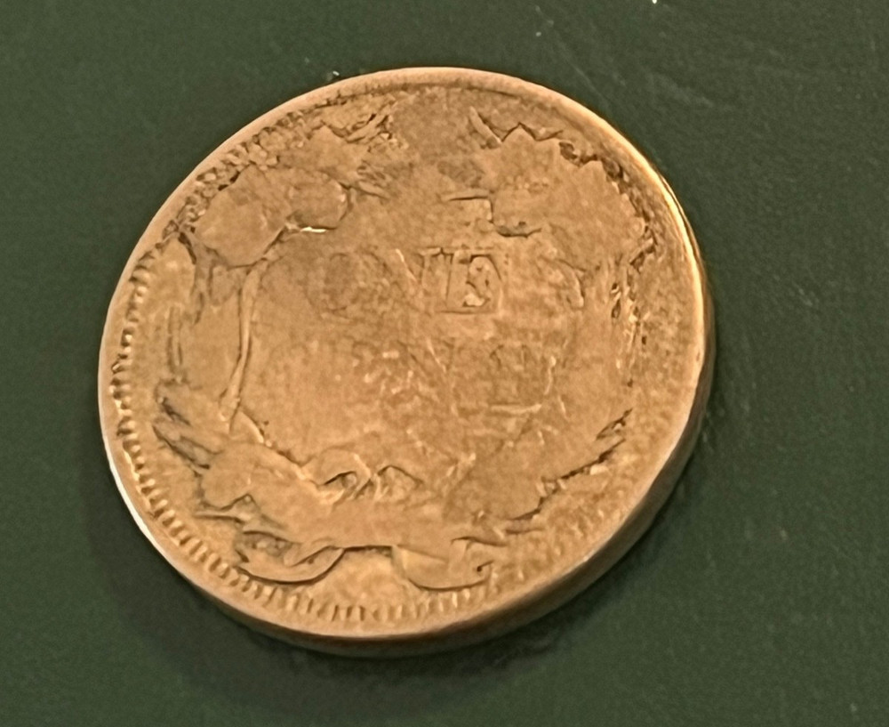 1858 SL. Flying Eagle cent Fine , nice coin !
