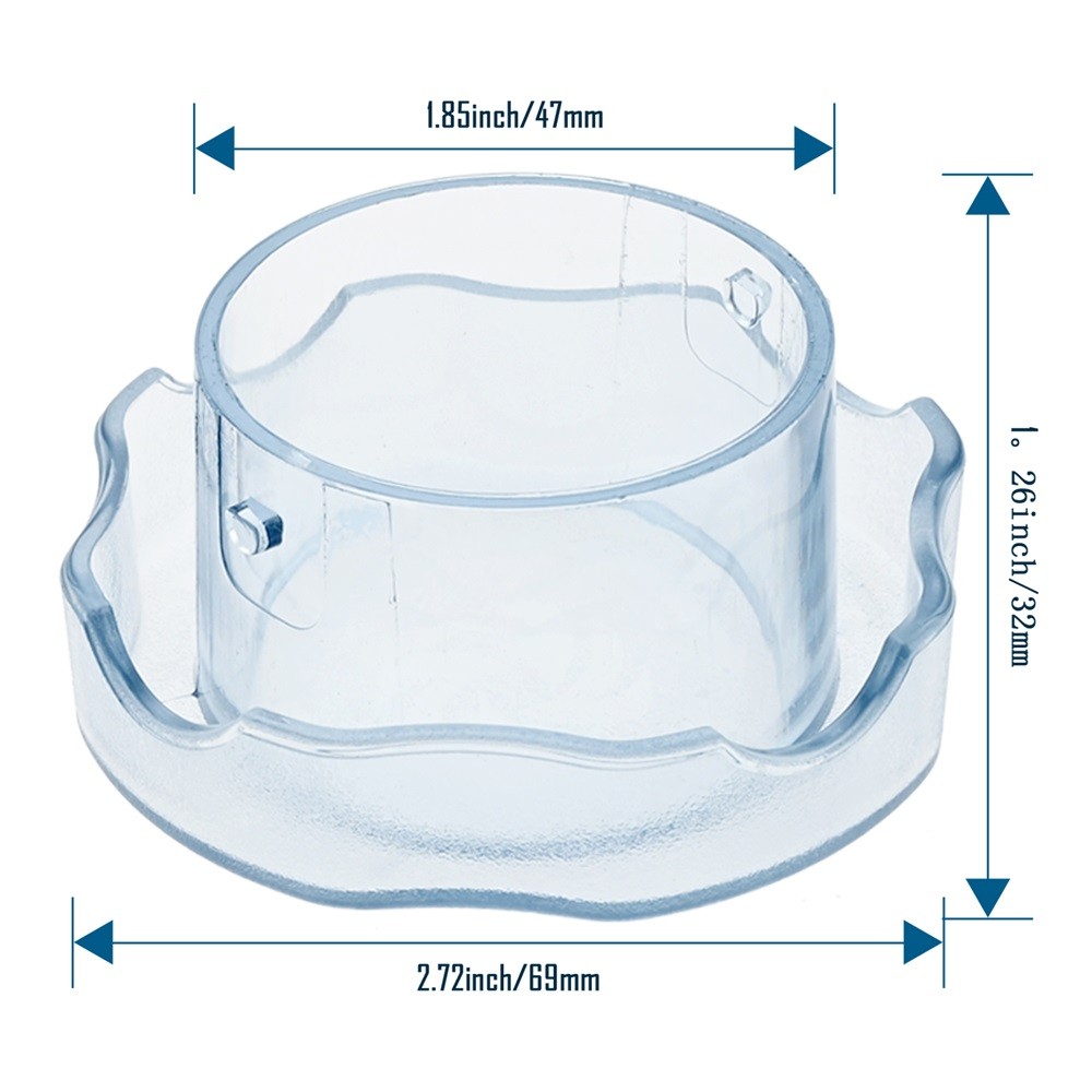 2PCS Lid Plug Blender Replacement For Vita-mix 64oz Low Profile Container