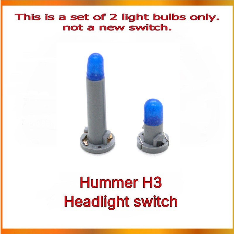 H3 2006-2010 Headlight Switch Bulbs
