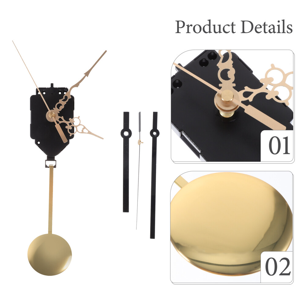 Quartz Pendulum Clock Movement Wall Mechanism Battery Mechanical Suite