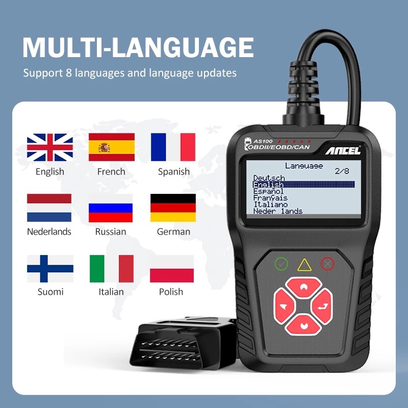 OBD2 Car Code Reader Automotive EOBD Scanner Check Engine Light Diagnostic Tool
