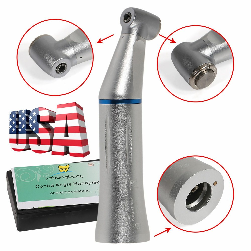 Yabangbang Dental Low Speed Contra Angle Inner Spray Push Button Handpiece WY-US