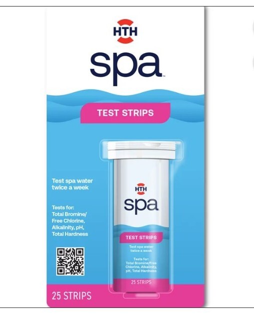 HTH Spa Test Strips 5 in 1, 25 ct.