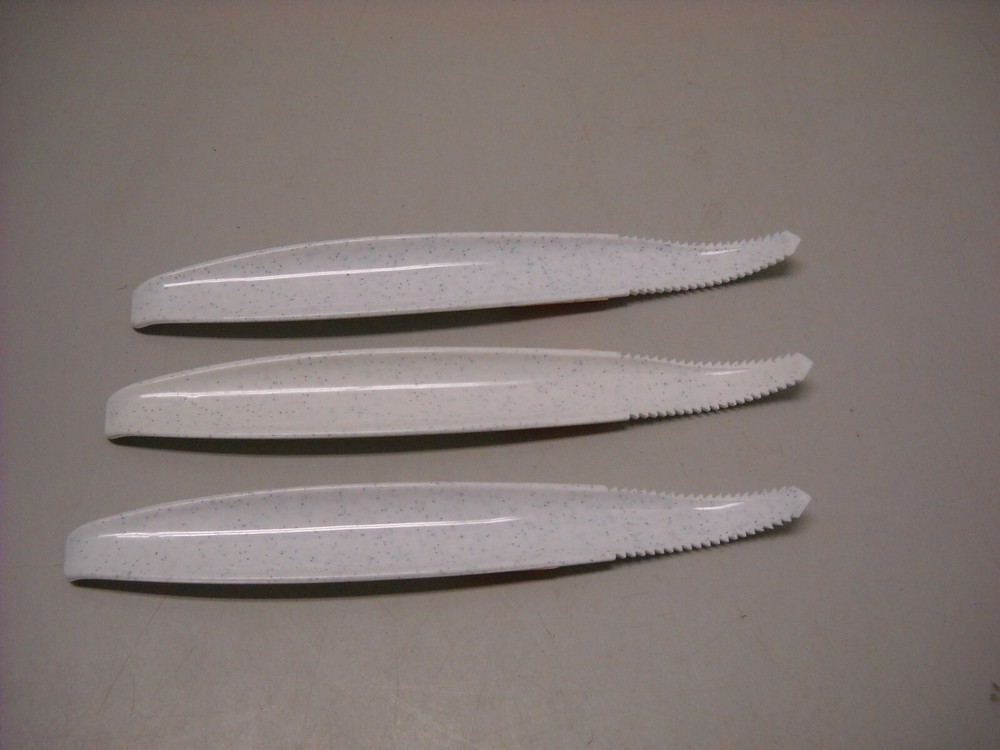 Tupperware Lettuce Corer Grapefruit Scoop Knife Blue Speckle Set of 3