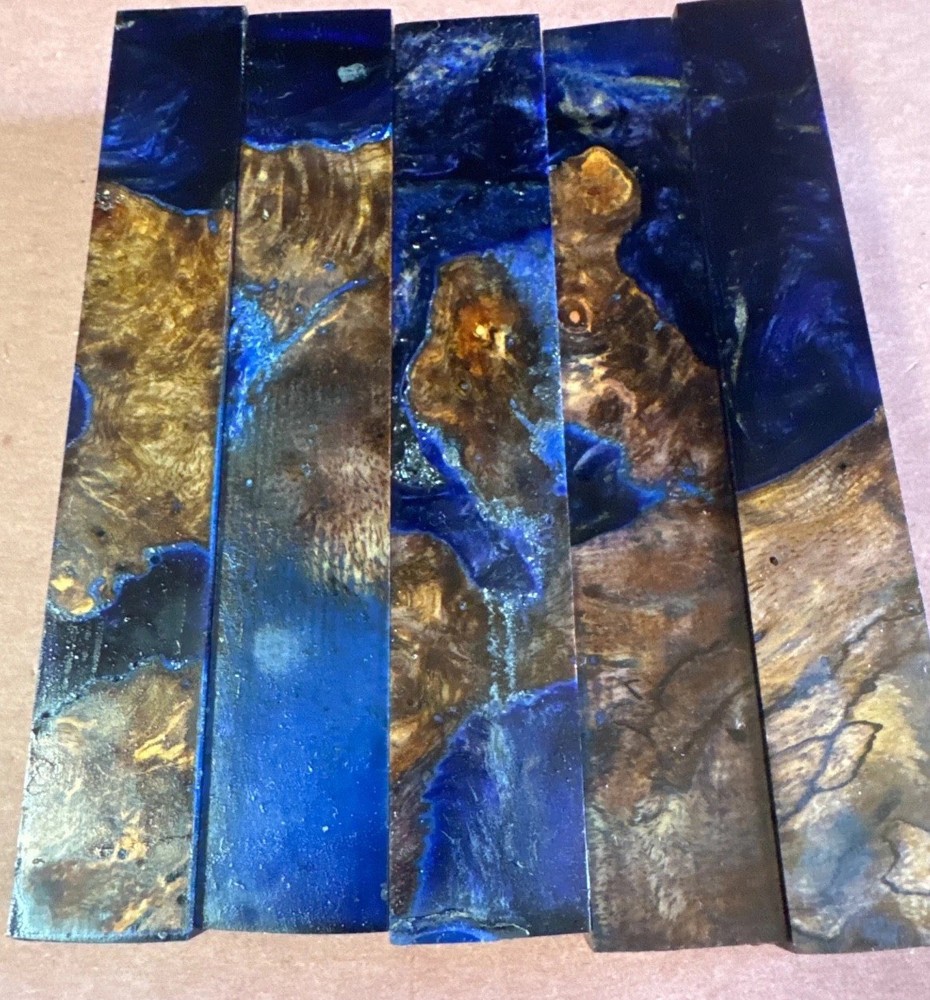 STABILIZED HYBRID MANGO BURL, PENBLANKS TOOL HANDLES MB146