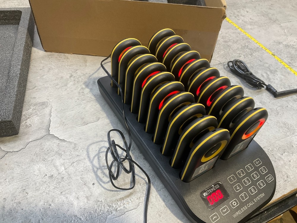 RETEKESS TD169 wireless calling system pager for restaurant PC function 20 Pager