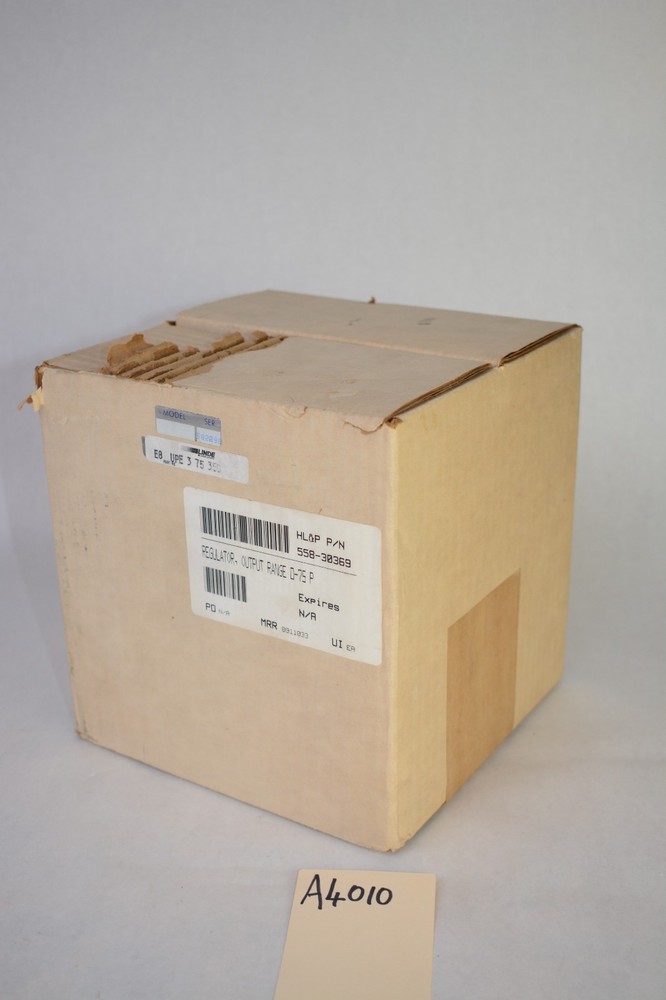 Linde E8 UPE 3 75 350 Gas Regulator