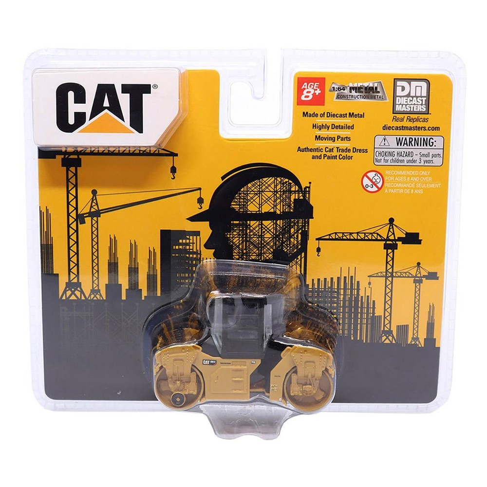 Diecast Masters 1/64 Caterpillar CB-13 Tandem Vibratory Roller with Cab 84641CS