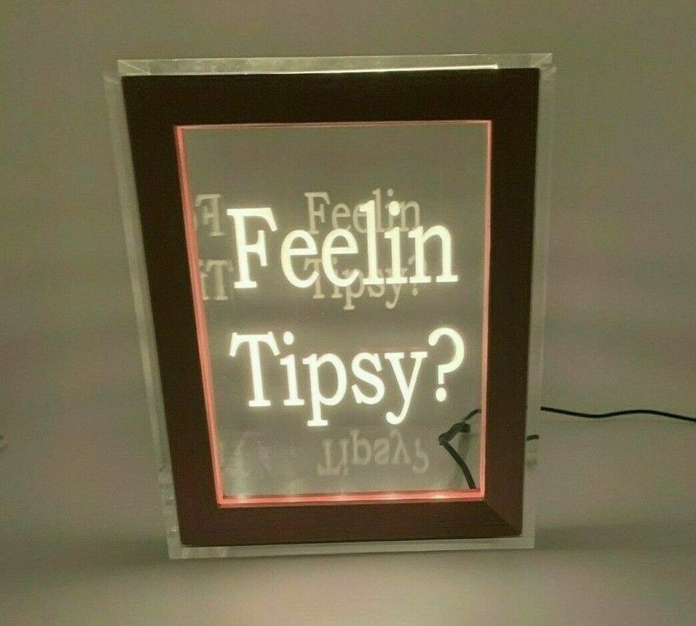 Personalized Tip Box Raffle Fund Raiser Donation Jar Engraved Light Changing LED