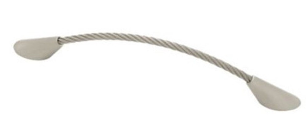 5" Modern Individual Twisted Cable Pull Satin Nickel PN4111-SN-C