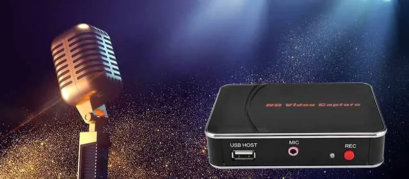 EZCAP 280HD HDMI Game Capture Card Video Record Box Recorder MIC Input U Disk PC