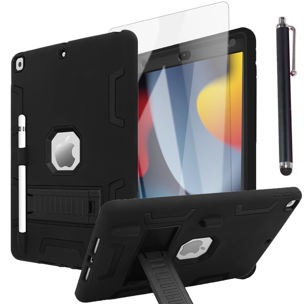 For iPad 10th 9th Generation Case Heavy Duty Shockproof Cover+Screen Protector