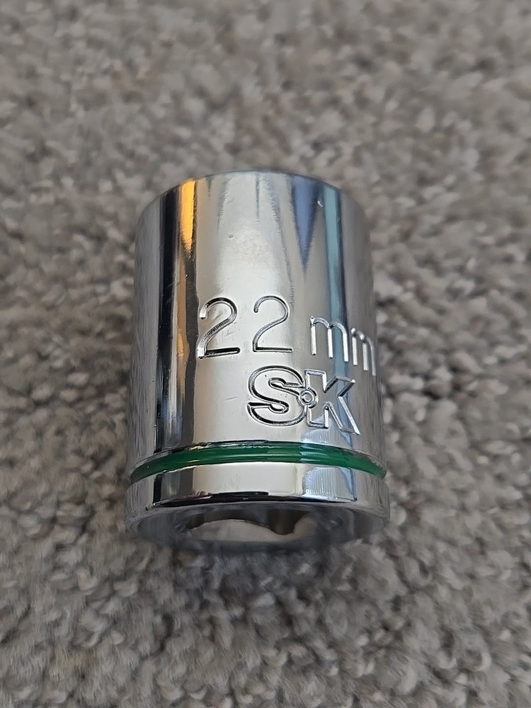 S-K 22mm 6pt Shallow Socket 1/2" Drive SK 513