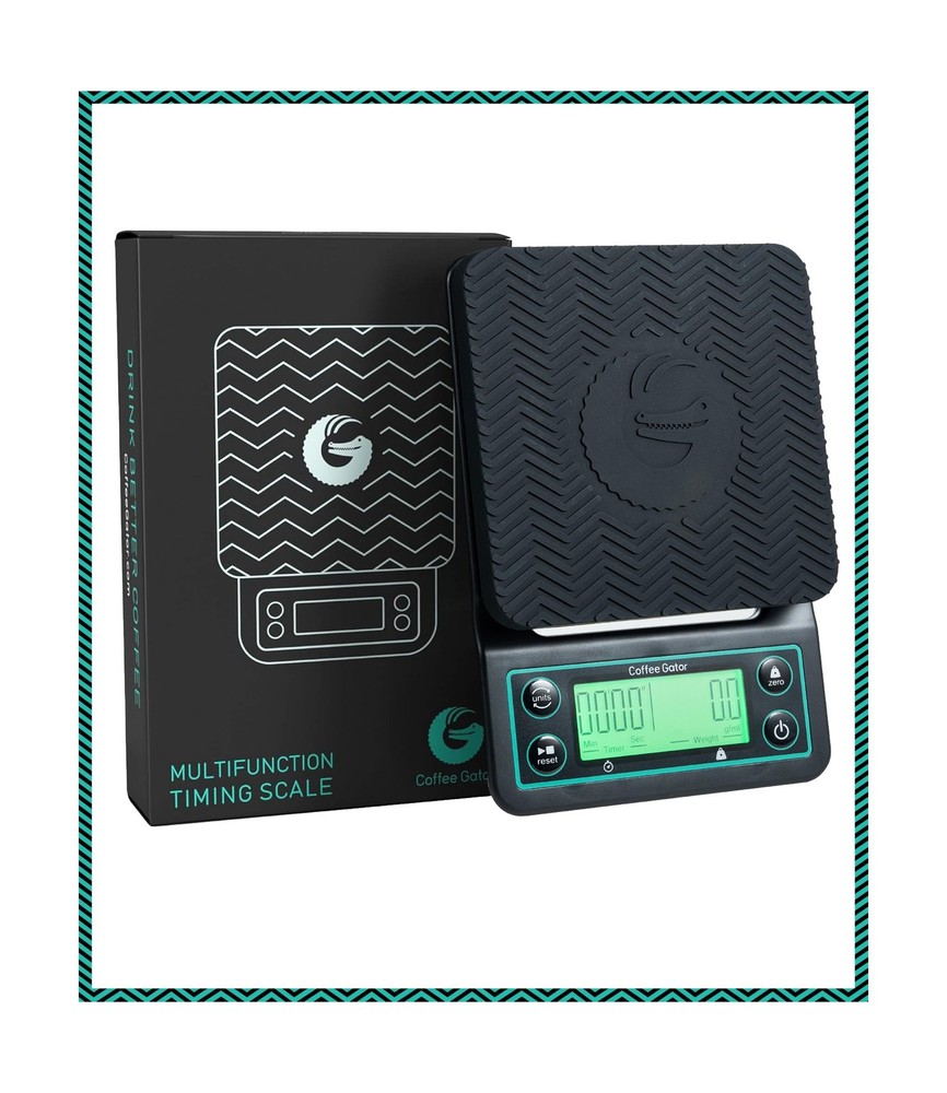 Coffee Gator Coffee Scale 0.1g Precision with Timer - 3kg Digital S... Fast Ship