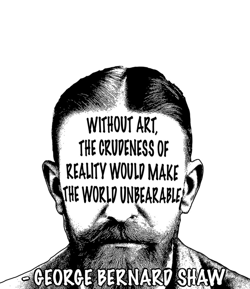 George Bernard Shaw Quote Stickers