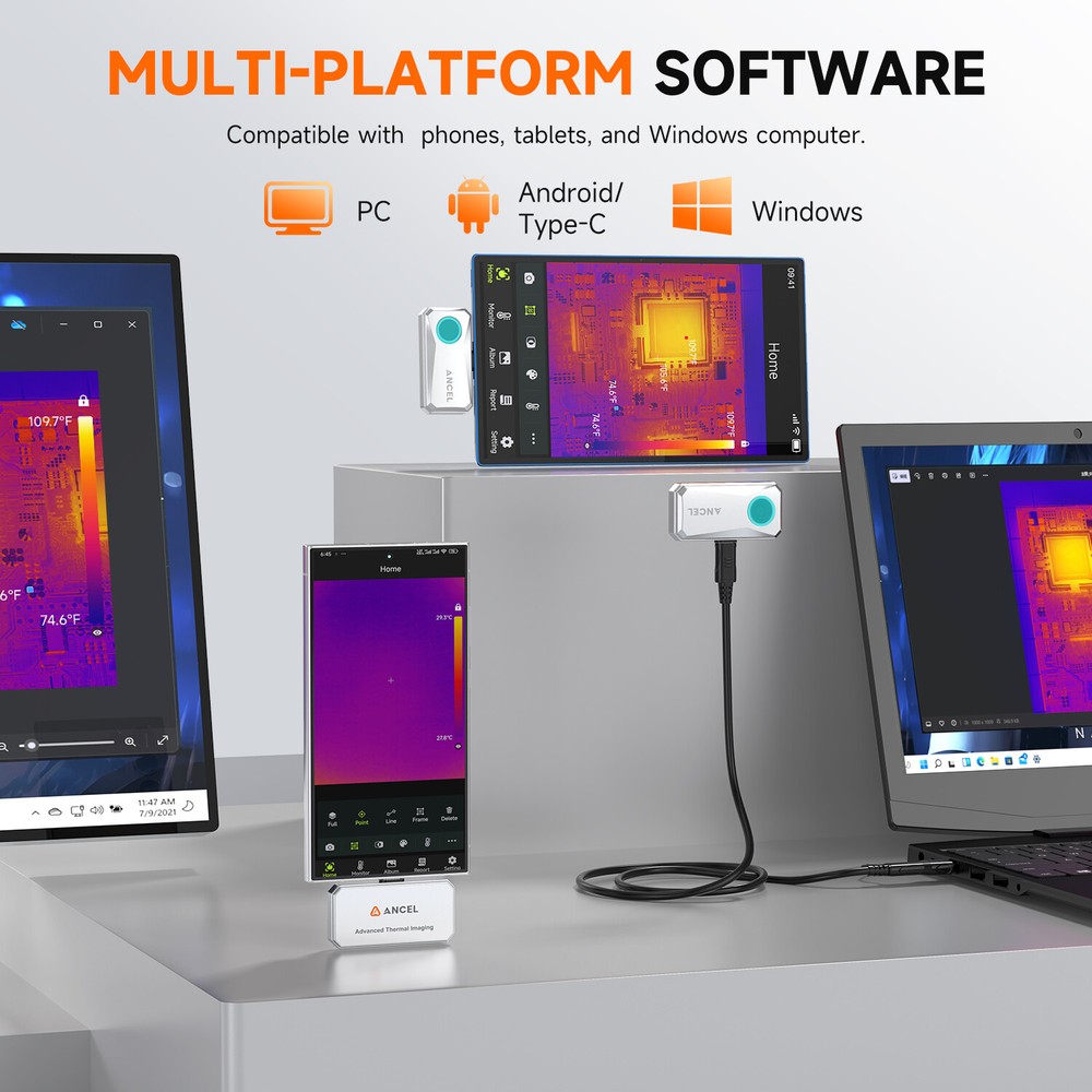 Universal USB Thermal Camera for Android Phone Tablet PC 256x192 IR Resolution