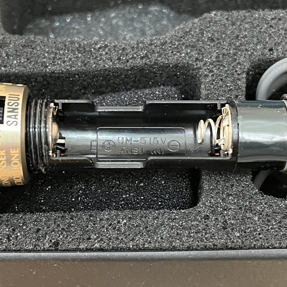 Vintage Sansui EM-5 Dynamic Microphone Japan - Untested