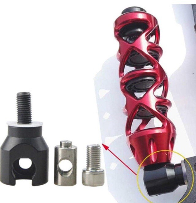 Archery Single Side Quick Disconnect Mount Compound Bow Rod Stabilizer 0 Degrees