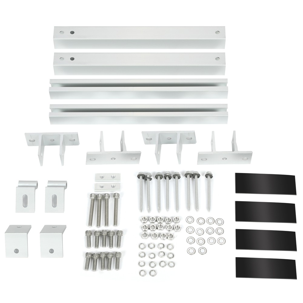 Adjustable Solar Panel Mount Brackets For RV Roof Boat Shed Any Flat Surface
