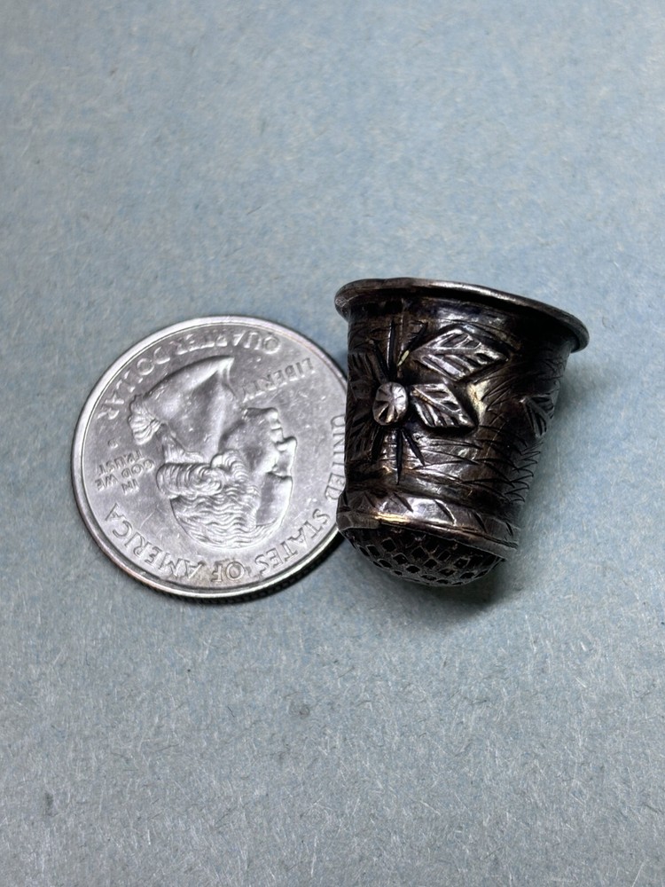 Vintage Sterling Silver Thimble 5.3g