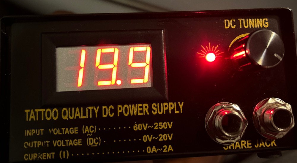 EYE POWER TATTOO KIT POWER SUPPLY