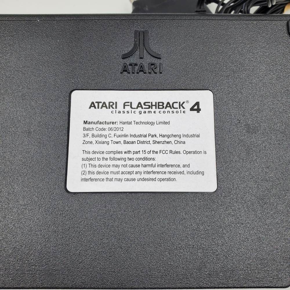 Atari Flashback 4 game console 75 games 2 controllers Tested box not included