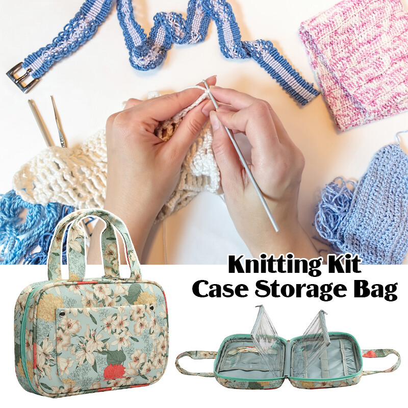 Weaving Tools Storage Bag Knitting Tool Portable Storage Bag Sewing Accessorie