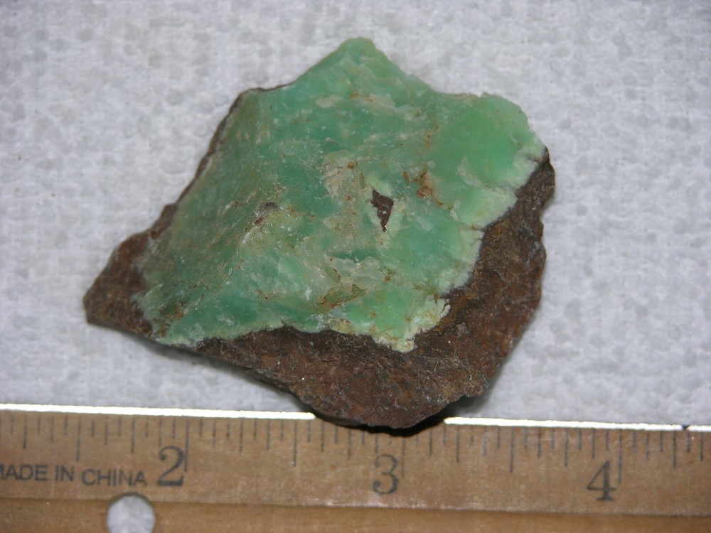 Chrysoprase rough mixed gem grade Australia 2.25 inch C92
