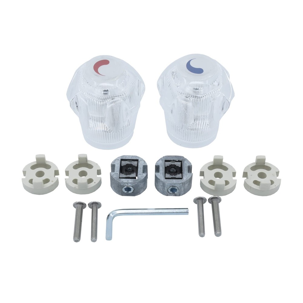 Danco Clear 80010 Handle Universal Acrylic Small Household 2 Count