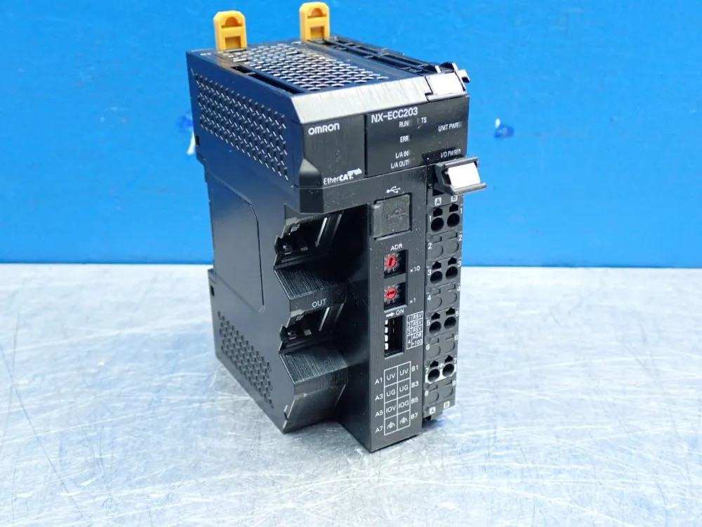 OMRON NX-SERIES ETERCAT COUPLER UNIT NX-ECC203