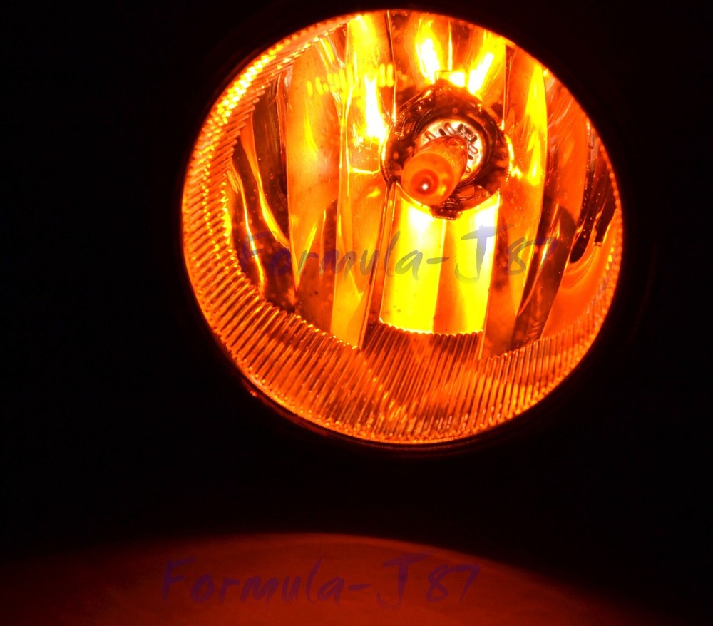 Halogen H7 55W Orange Amber Two Bulbs Head Light Low Beam Replace Lamp Upgrade