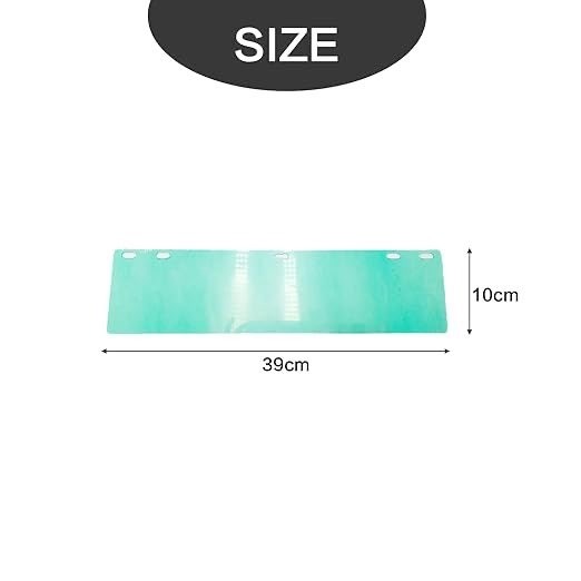 Full Face Shield with 12 Replacement LensesSafety Mask Adjustable