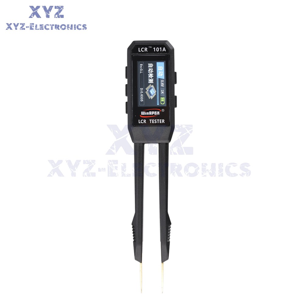 Mini Smart Tweezer LCR Meter SMD ESR Ohm Capacitance Inductance Diode Test TypeC