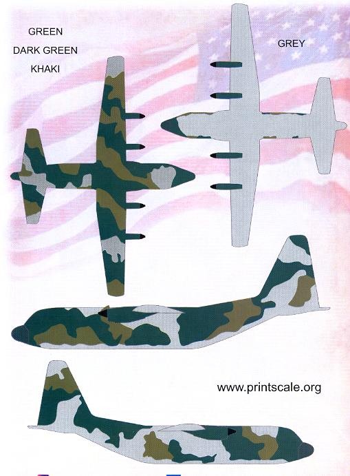 Print Scale Decals 1/72 LOCKHEED C-130 HERCULES Part 2