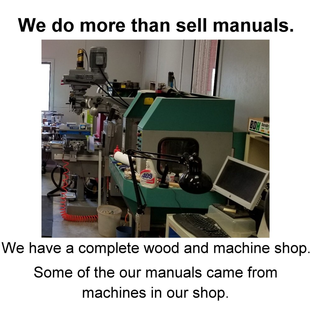 Cincinnati 2, 3, 4 Dial Type Horizontal Vertical Milling Machine ER Manual 1229