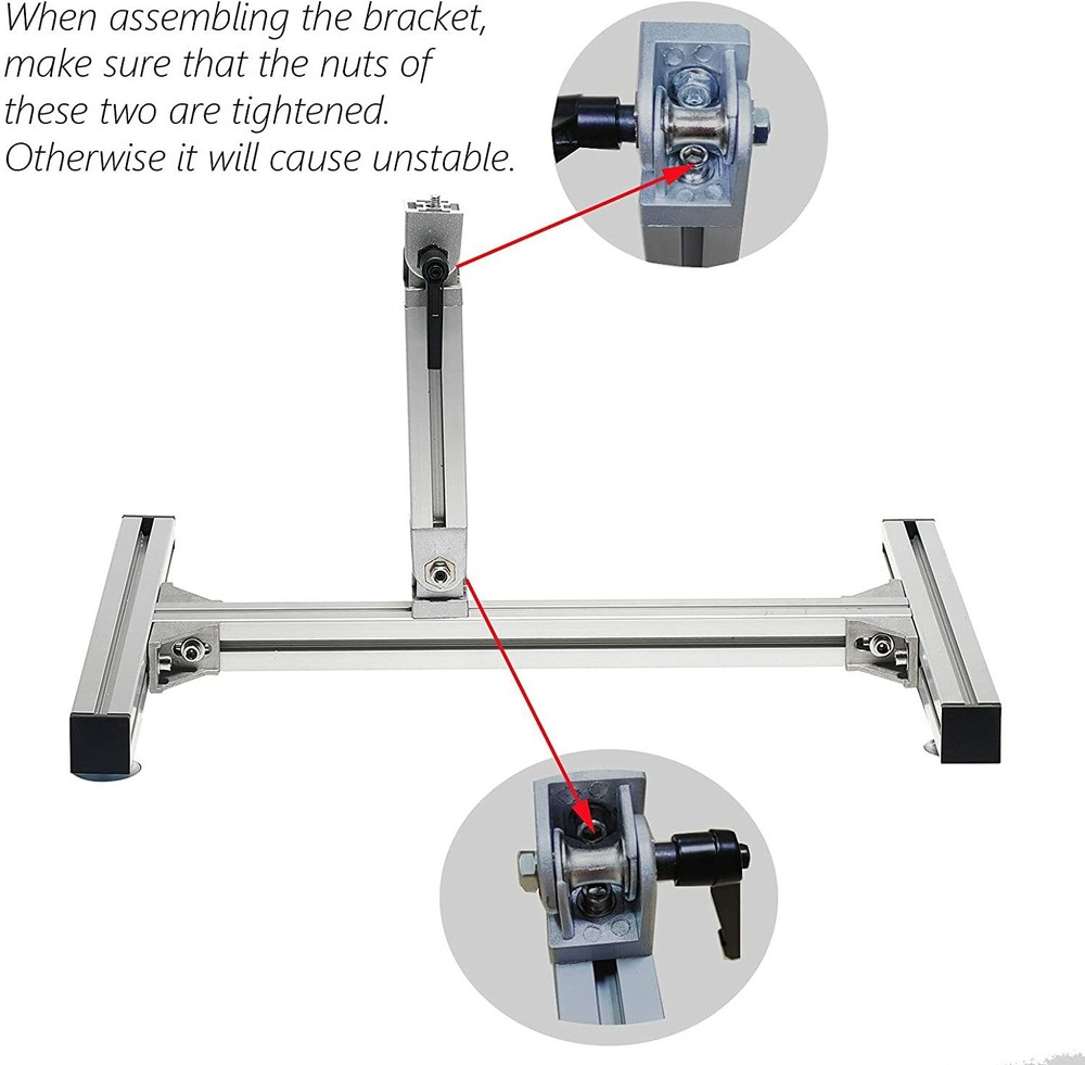 DIY Reciprocating Linear Actuator Motor Stands Bracket Pitch Angle Adjustable