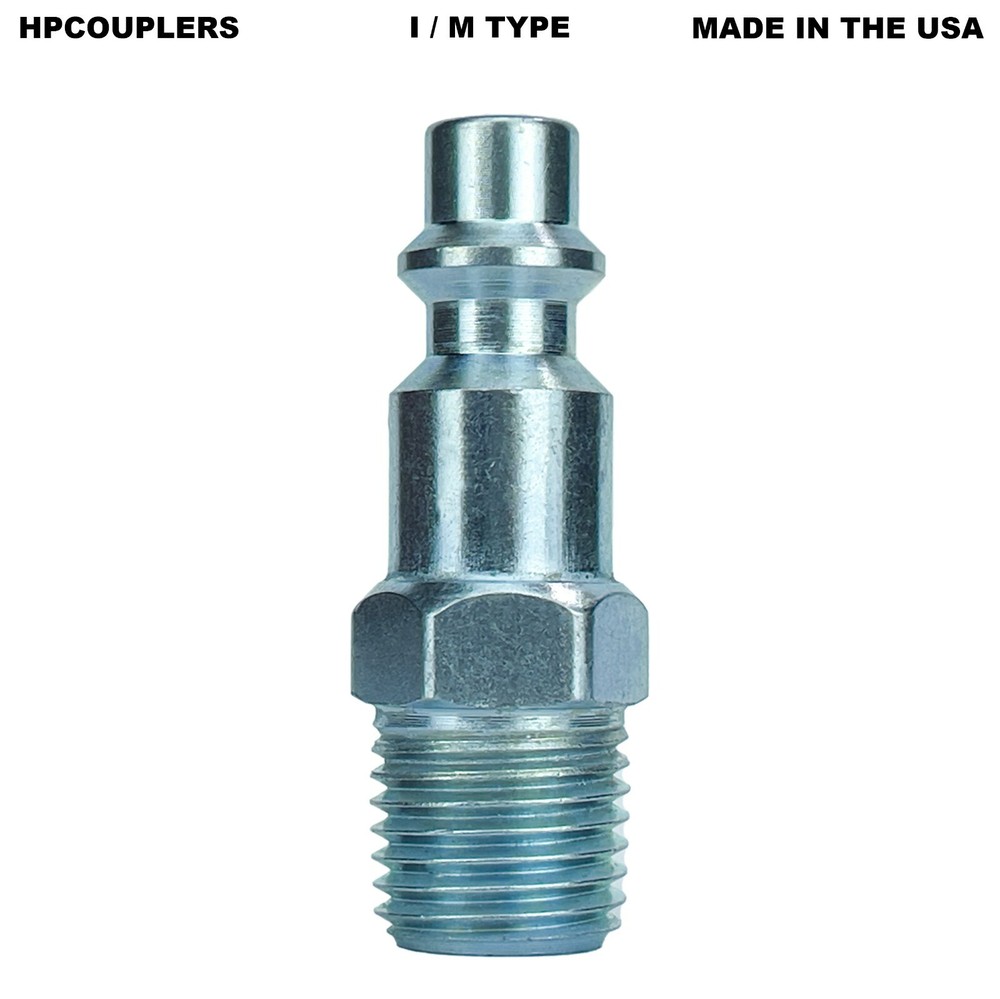 1/4" NPT Pneumatic Air Compressor Hose Male Quick Connect Fitting Coupler Plug
