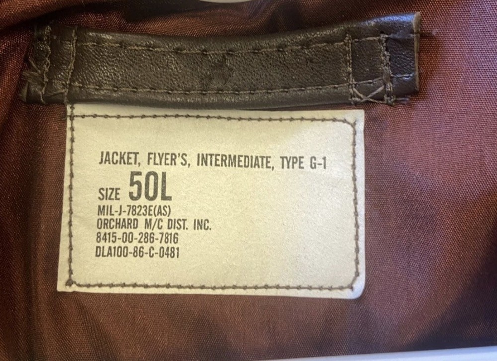 G1 Flying Jacket 50L USMC