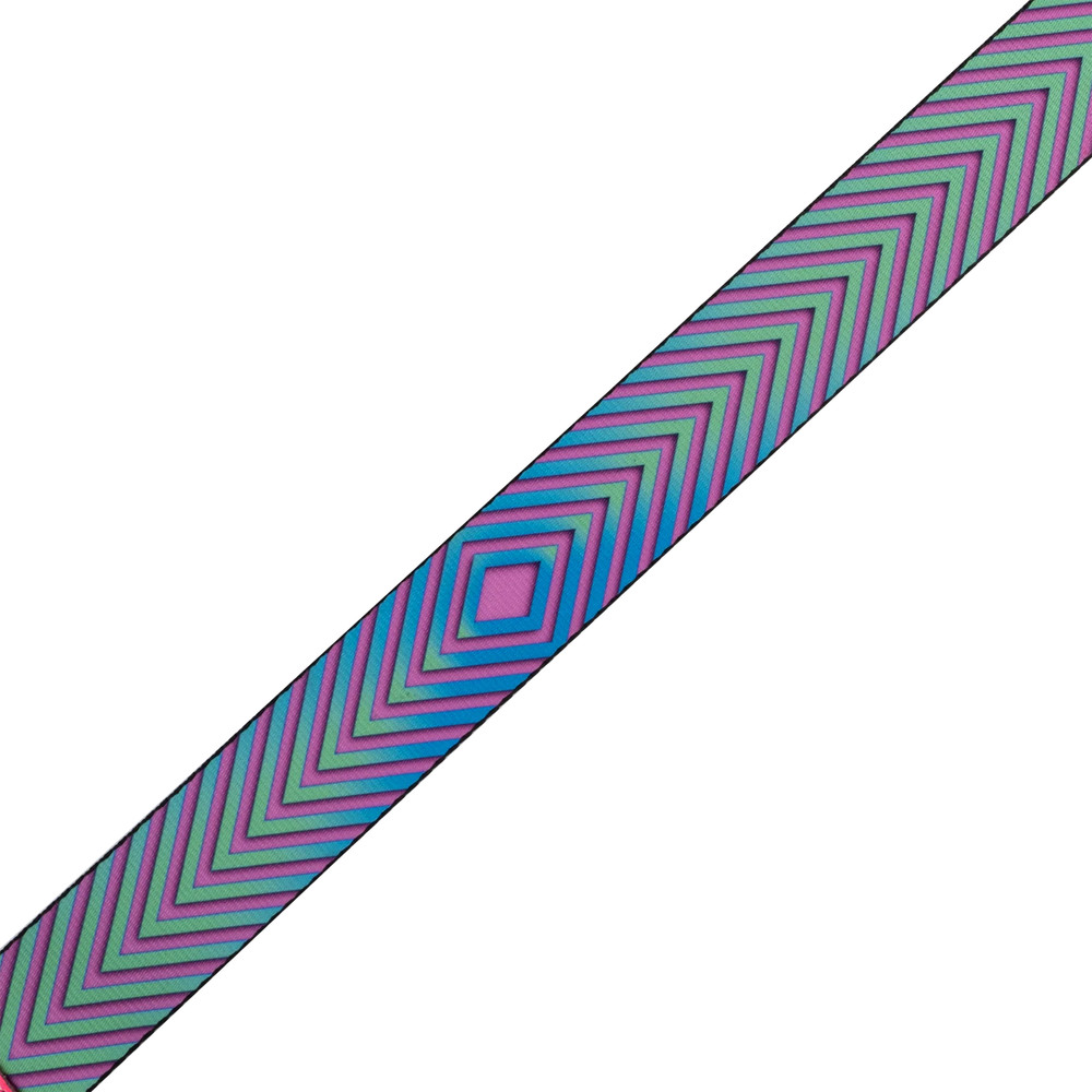Levy's 2" Poly Optical Illusion Guitar Strap - Distortion